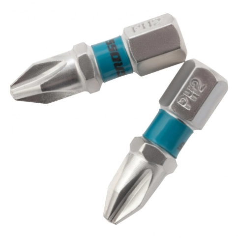 Набор бит PH2х25 мм, сталь S2 2шт Gross фото 9