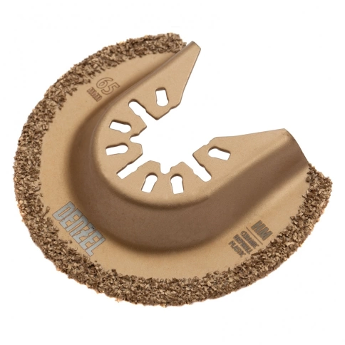 Насадка для МФИ режущая полукруглая HM ширина 65 мм по плитке и дереву Denzel фото 1