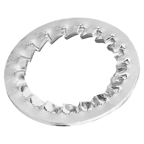 Шайба зубчатая М18 DIN 6798 тип J, нержавеющая А2 фото 1