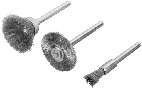 Корщетки из нержавеющей стали набор 3 шт. фото 1