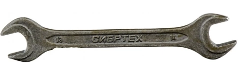 Ключ рожковый 13х14 мм фосфатированный, CrV, ГОСТ2839 Сибртех фото 1