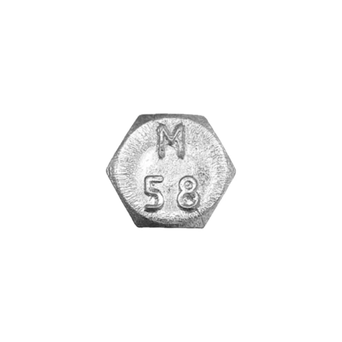 Болт 8х45 мм DIN 933 полная резьба, оцинкованный фото 2