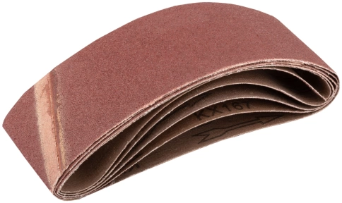 Ленты шлифовальные бесконечные, водостойкие, тканевая основа, 75 х, 5 шт. Р 80 фото 3