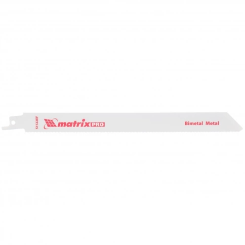 Полотна для пилы сабельной по металлу, 200/1,4 мм S1122EF Bimetal PRO 2шт Matrix фото 1