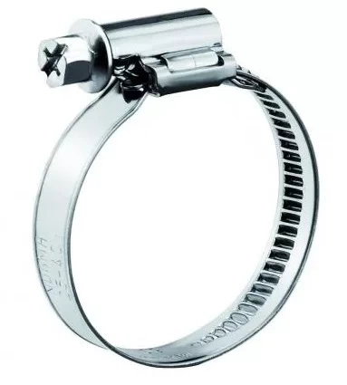 Хомут стяжка червячный 50-70/9 W2 нержавейка, 5 шт. фото 4