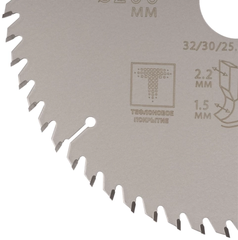 Диск пильный по дереву с тефл.покр.60Т CUTOP Profi Plus/2,2х32/30/25,4/20 мм фото 4