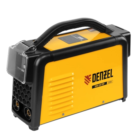 Аппарат инвертор.дуговой сварки SDM-220 Top 220А ПВ 60% кейс Denzel фото 1