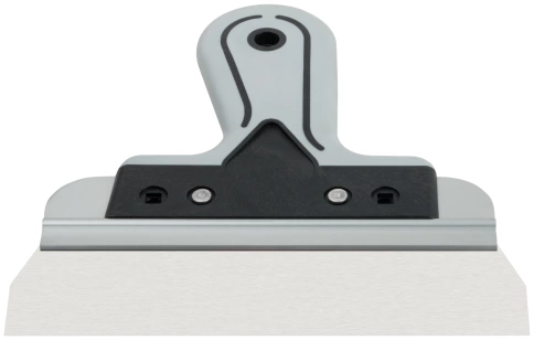 Шпатель фасадный Профи, нержавеющая сталь, прорезиненная ручка фото 3