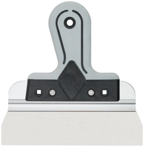 Шпатель фасадный Профи, нержавеющая сталь, прорезиненная ручка фото 1