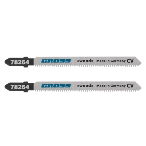 Полотна для эл.лобзика по дереву, 3160-Т101AL 2шт Gross фото 1
