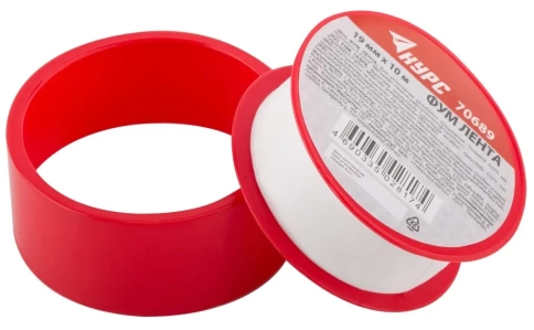 ФУМ Лента плотность 0,2 гр/см3 19мм х 10м х 0,075мм фото 1