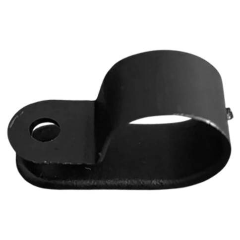 Крепеж-серьга для крепления кабеля d5, черная фото 1