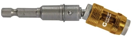 Адаптер для бит шарнирный угловой с магнитным держателем 90 мм до 25 град. CUTOP Profi Plus фото 1