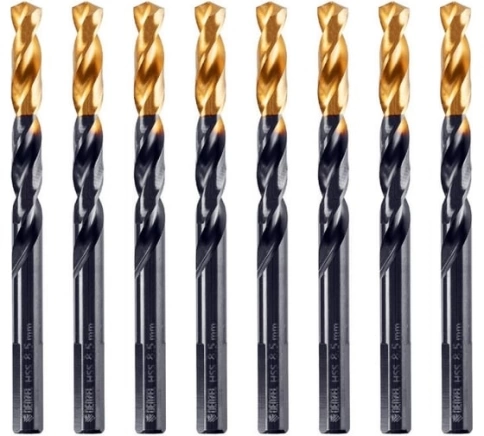 Сверло по металлу HSS Tin Golden Tip 8,5мм Denzel фото 1