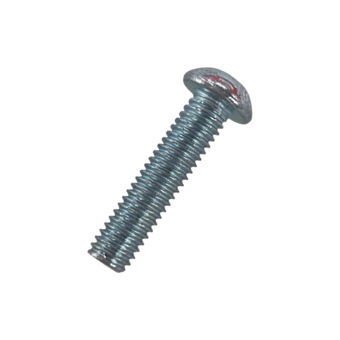 Винт с полукруглой головкой и внутр.шестигр. 6х30 мм ISO 7380-1 класс прочности 10.9, оцинкованный фото 1