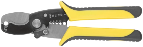 Кабелерез CrV со съемником изоляции 1,3-4,6 мм, 180 мм фото 1