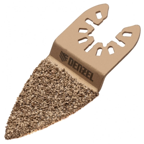 Насадка для МФИ шлифовальная дельтовидная HM ширина 33 мм по плитке и дереву Denzel фото 1