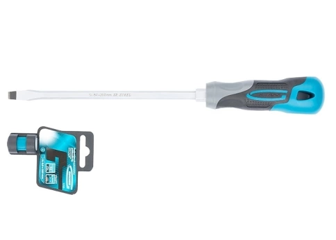 Отвертка SL8x200 мм, S2, трехкомпонентная рукоятка Gross фото 2