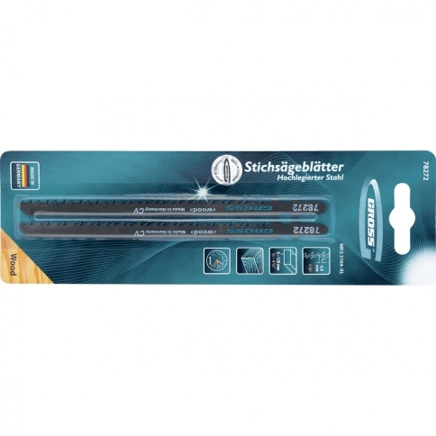 Полотна для эл.лобзика по дереву, 3104-XL 2шт Gross фото 1