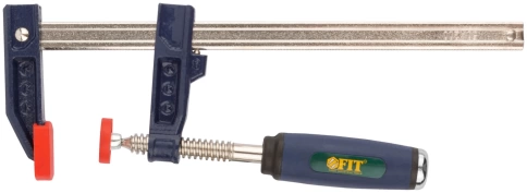 Струбцина тип F усиленная, мягкая ручка 50х200 мм фото 1