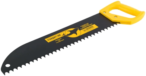 Ножовка по пенобетону Дельта (Стандарт), закругленное полотно (шаг 15мм),  500мм(10280) фото 2