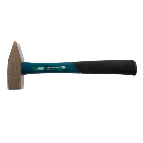 Молоток слесарный, квадратный боек, деревянная рукоятка 1000 гр. Gross фото 1