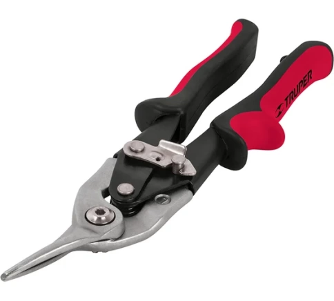 Ножницы по металлу, левый рез., сталь-CrMo TAV-1, двухкомп.эргономич.рук. фото 1