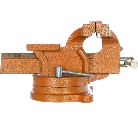 Тиски слесарные поворотные, с наковальней, Sparta фото 1