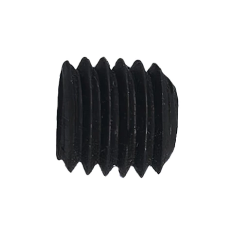 Винт установочный с внутр. шестигранником 5х5 мм, класс прочности 12.9 DIN 913 тупой конец, черный фото 1