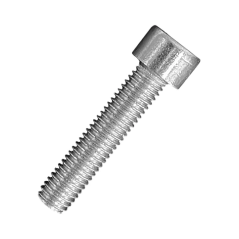 Винт 12х50 мм класс прочности 12.9 DIN 912, полная резьба, оцинкованный фото 1