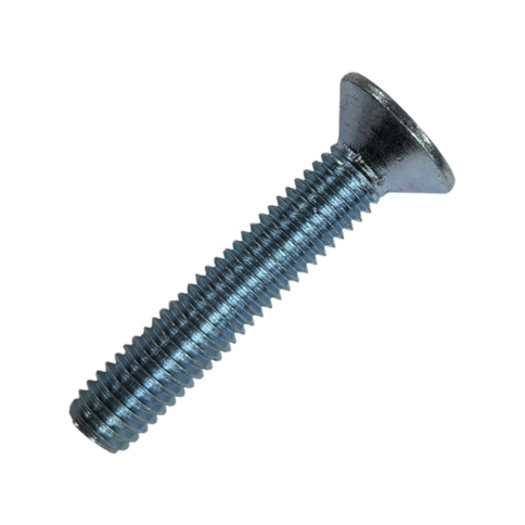 Винт потай 10х60 мм с внутр. шестигр. DIN 7991 класс прочности 10.9, полная резьба, оцинкованный фото 1