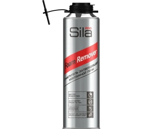 Очиститель монтажной пены SILA PRO Foam Remover 500 мл фото 1