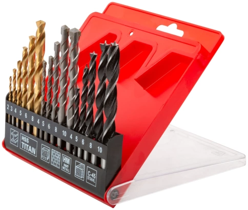 Набор Сверла-комби 16шт металл/бетон/дерево фото 1