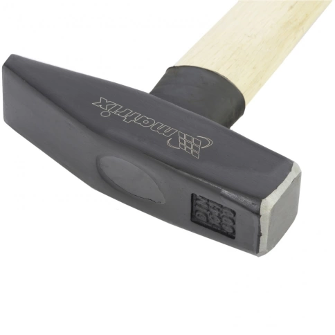 Молоток слесарный, квадратный боек, деревянная рукоятка 600 гр. Matrix фото 2