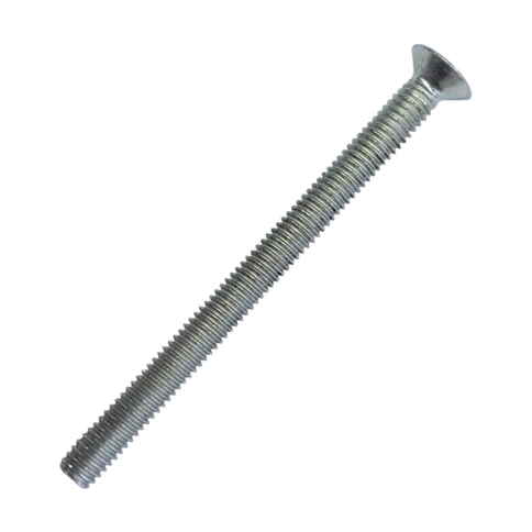 Винт потай 8х55 мм DIN 965, полная резьба, оцинкованный фото 1