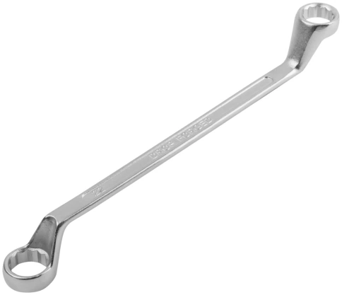 Ключ накидной Хард 19х22 мм хромированное покрытие фото 3