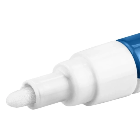 Маркер краска строительный, белый фото 2