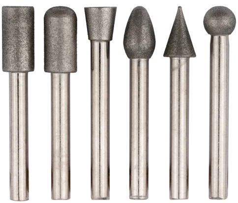 Шарошки усилен.сталь с алмаз.напылен., штифт диам. 3 мм, 20шт. фото 1