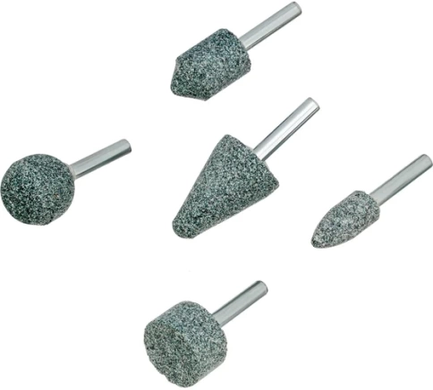 Шарошки абразивные для дрели ПШМ 63С 5 шт. Denzel фото 1