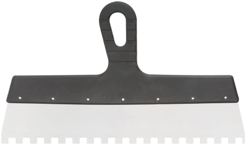 Шпатель фасадный нержавеющий зубчатый / зуб фото 5